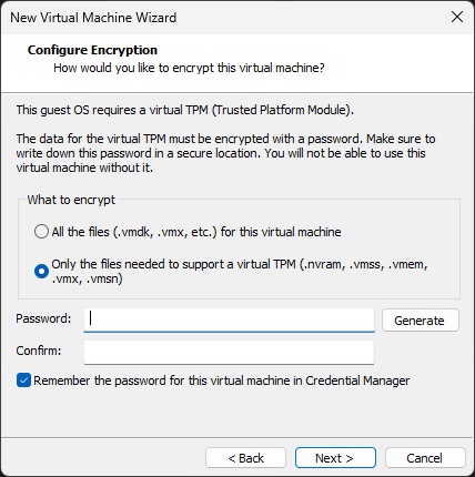 vmware-encryption-configuration