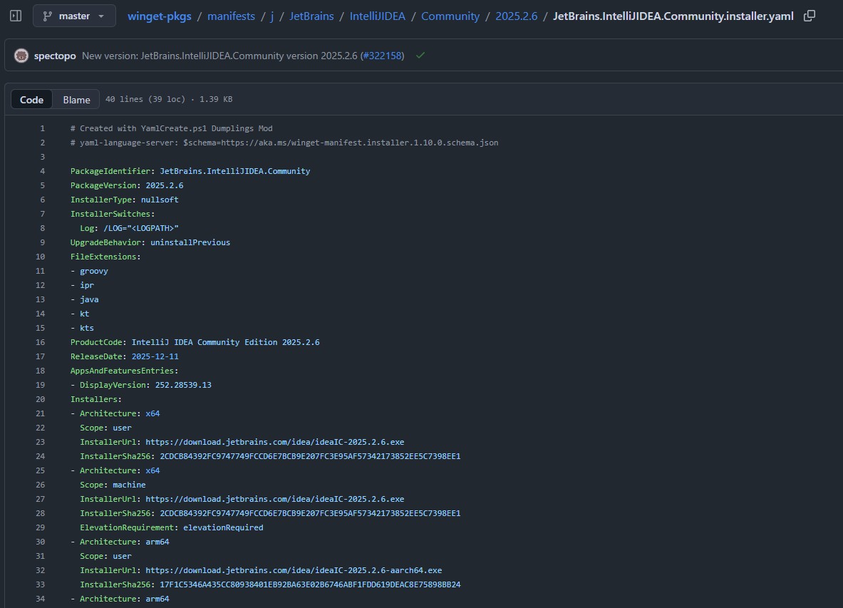 installer-manifest-winget